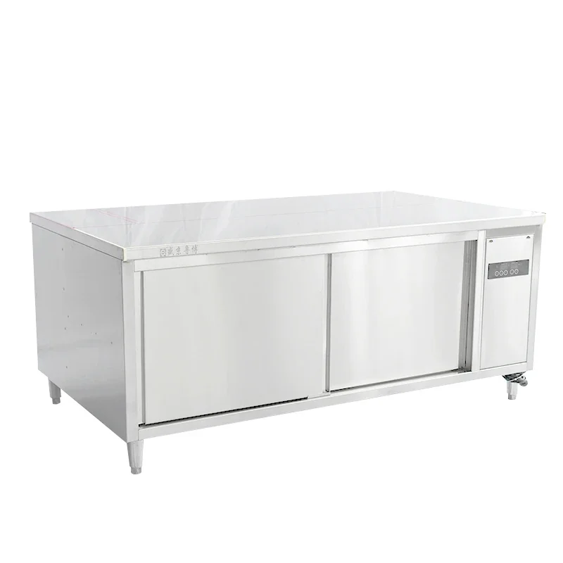 2-Door Plate Warmer Warming Cabinet For Restaurant And Hotel Kitchen Storage Made Of 304 Stainless Steel 4