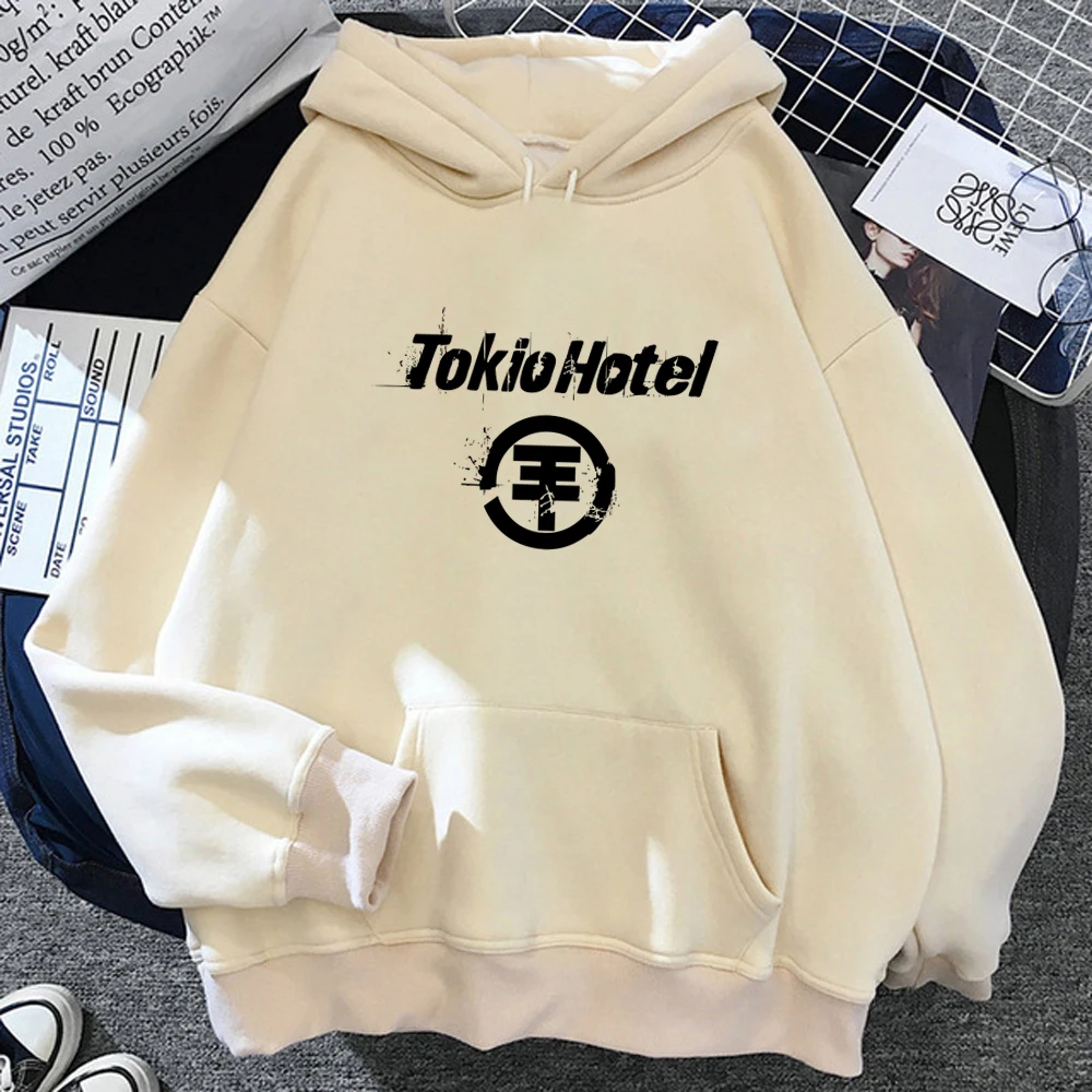 

Tokio Hotel hoodies women long sleeve top 90s funny sweat y2k sweater clothing female gothic pulls