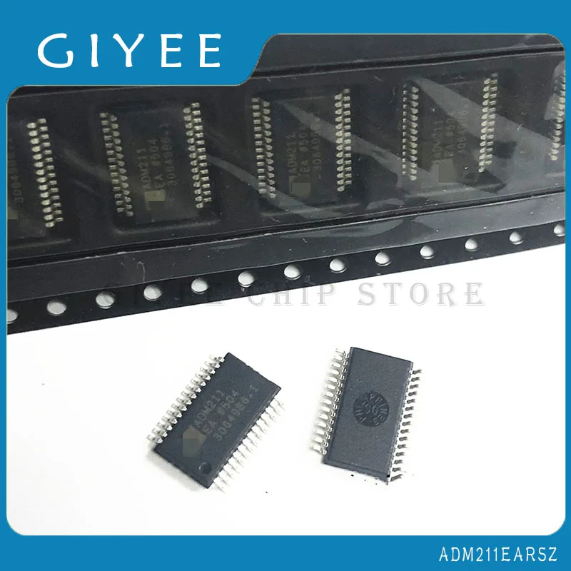 

100% Original new ADM211EARSZ ADM211 211EARSZ SSOP-28 RS-232 Interface IC