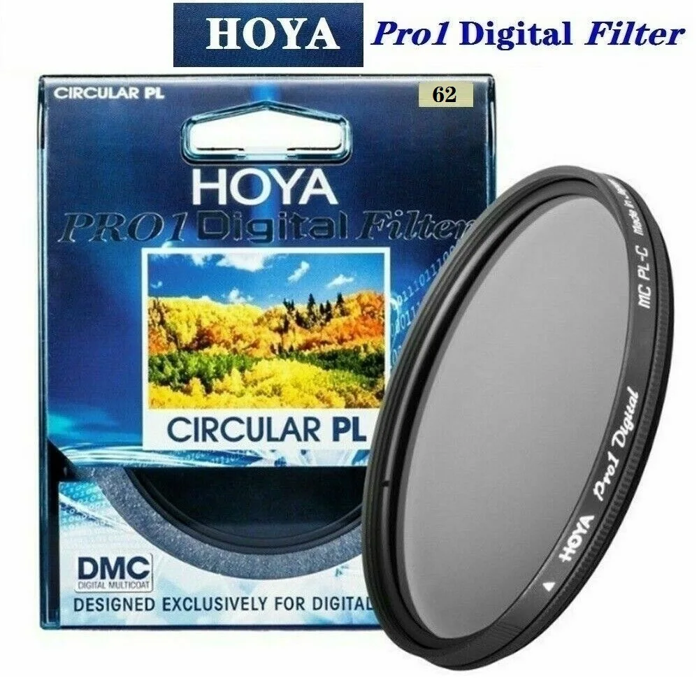 

62mm CIRCULAR Polarizing Polarizer Filter Pro 1 DMC CIR-PL Multicoat for Canon Sony Camera Lens Protection