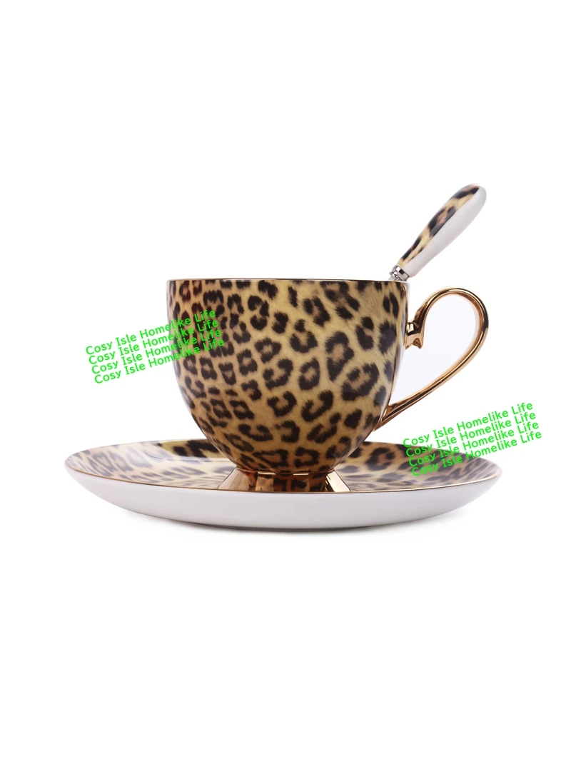 Cristina Re Mug - Louis Leopard Gold New Bone China