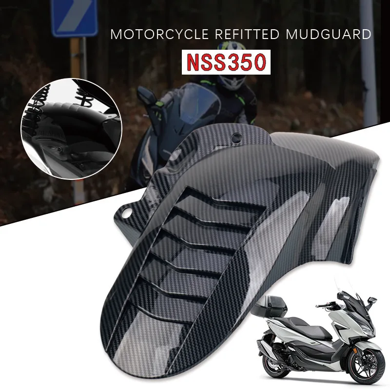 

FORZA 350 Motorcycle Accessories Rear Fender Mudguard Mud Flap Motocross Splash Guar Fit For NSS 350 Forza 350 2020-2022
