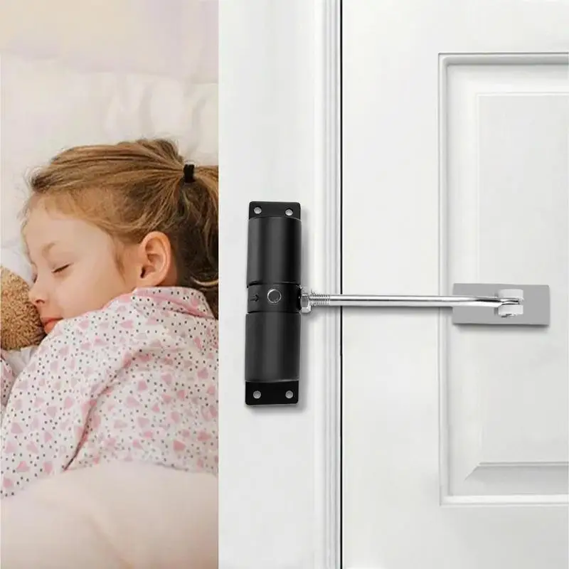 Garden Door Closer Automatic Gate Spring Soft Closing Closer Soft Closing Spring-Loaded Door For Garden Gates Sheds