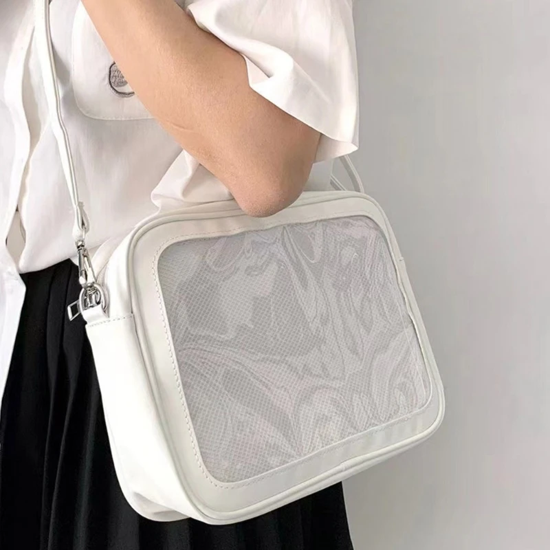 Female Ita Crossbody Bag Womens Transparent Messenger Bag Girls Cute-Lolita Shoulder Bag Teens Fashion Satchels Bag Ins 3