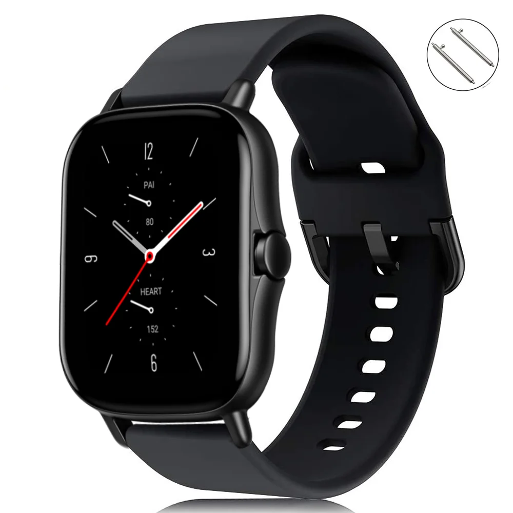 Versatile Silicone Smartwatch Band - 20mm/22mm