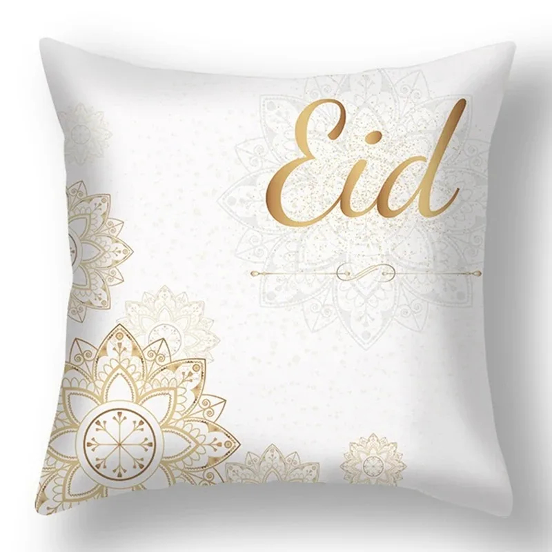 Eid ul fitr ramadan islamic decoration eid mubarak home decoration cushion cover ramadan decoration pillowcase 3