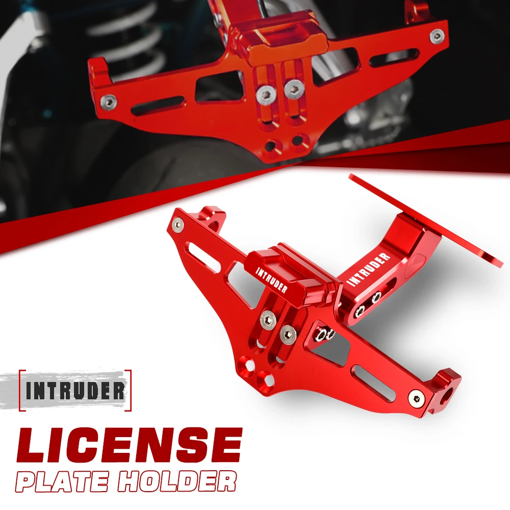 Per Suzuki Intruder 800 1400 1500 Intruder 800 Tl1000R Tl1000 S Parafango Eliminatore Staffa Porta Targa Regolabile Led