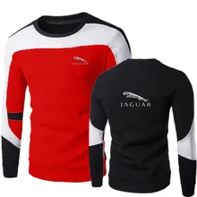 

2022 Spring Jaguar Car Print Autumn Men's Fleece Sweatshirt Men's Warm Casual Pullover Men's Winter Bottoming Shirt Sweatshirt