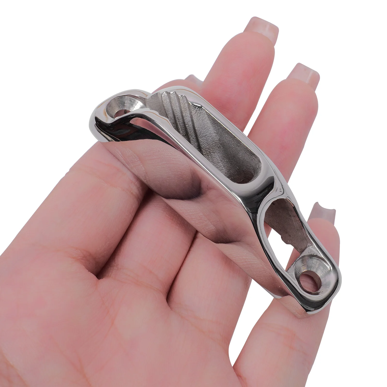 1Pc 316 Stainless Steel 70MM Marine Rope Gripper Sailboat Parts Yacht Kayak Parts Screws