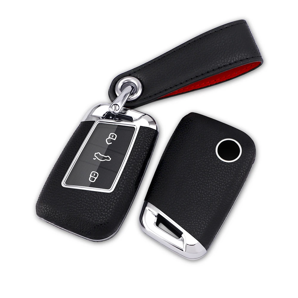 

Car Key Case Cover Shell For Volkswagen Magotan/Passat/CC Smart Remote Car Key Decoration Protection Accessories
