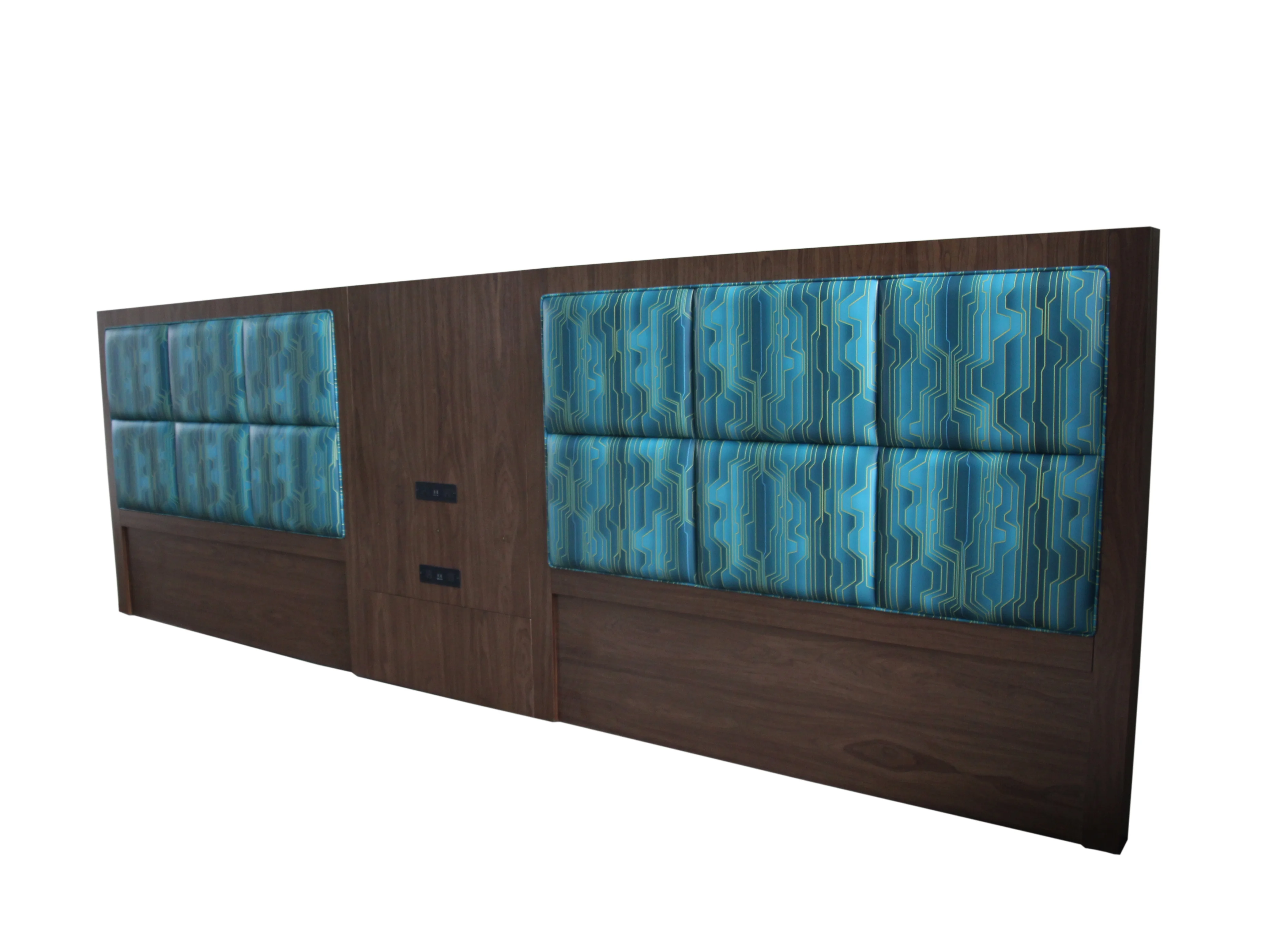 High Quality Holiday Inn Modern Hotel Bed King Size Laminated Headboard Commercial Hotel Furniture Headboard
