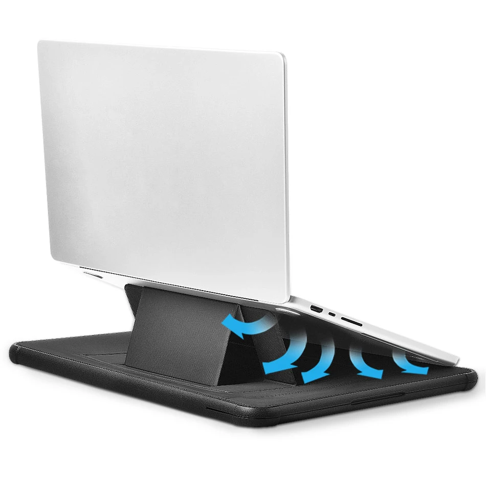 WiWU Laptop Sleeve for MacBook Air 15.3 A2941 inch with Stand Laptop Bag for MacBook Case Waterproof Carry Case for MacBook 16