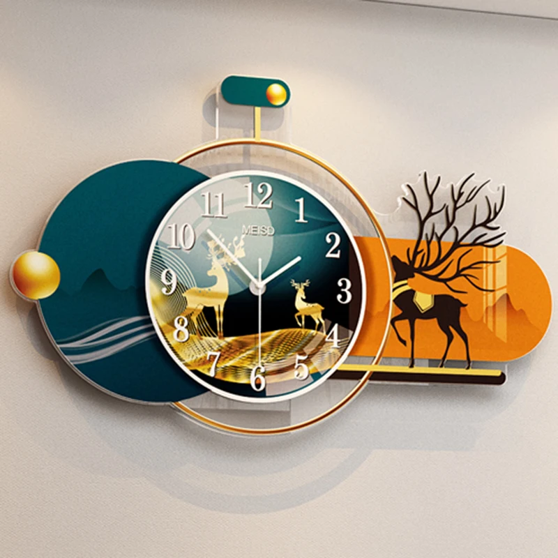 

Kitchen Electronic Wall Clock Mechanism Hall Large Format Wall Clock Modern Design Silent Horloge Murale Kitchen Decoraction Mzy