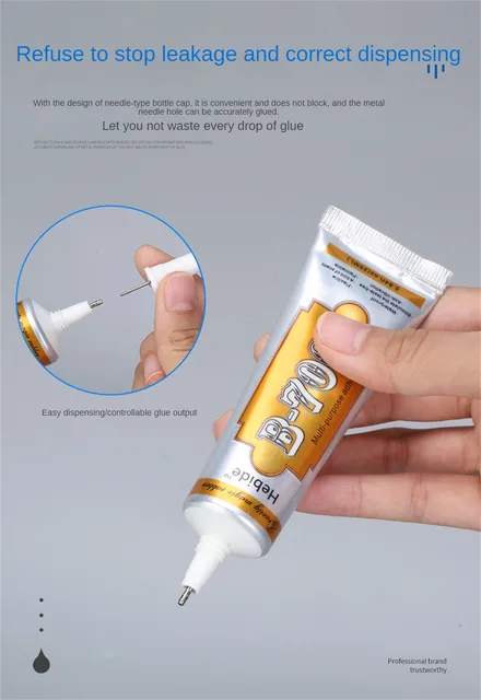 Sew Glue Clothes Fabric Leather Sew Glue Kit Secure Fast Drying Glue Liquid  Sewing Ultra-stick Adhesives Waterproof 50ML