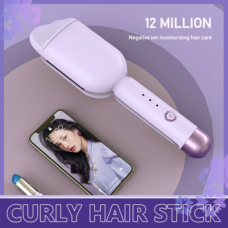 

Splint 36mm Chicken Rolls Head Curling Stick Chicken Rolls Ripple Wave Shape Stick Hairstyle Tool Tools Wave Mini Curling Iron