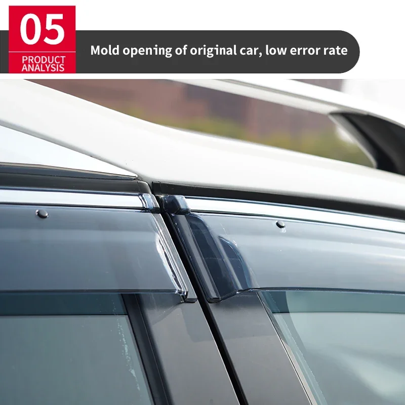 Windshield for Audi Q3 2012- Accessories Window Weather Guard Door Visor Vent Shades Door Visor Vent Shades Ventvisor