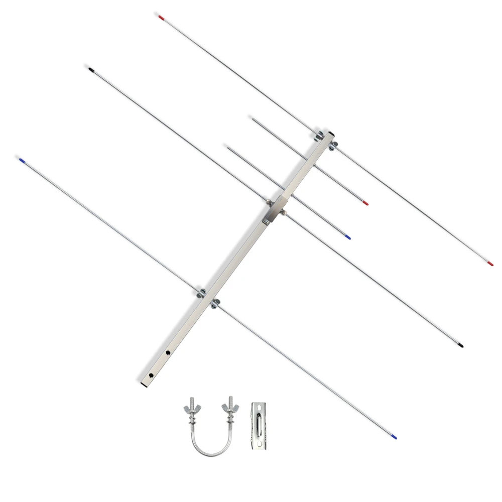 144/430 MHz VHF UHF 야기 안테나 전문 야외용 이중 주파수 지향성 인터콤 장거리 신호 수신 안테나