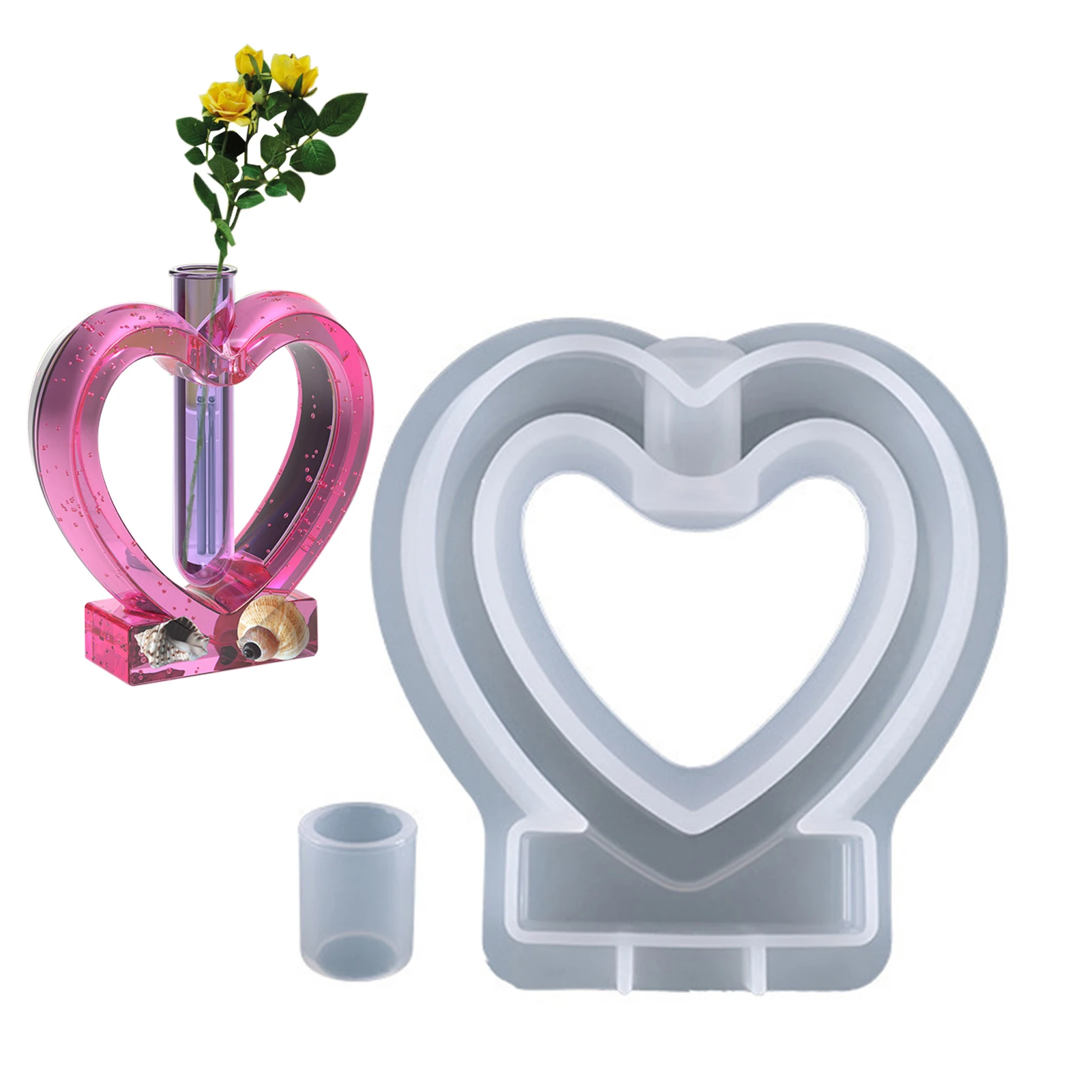 Epoxy Vase Silicone Mold Plant Propagation Station Silicone Molds For