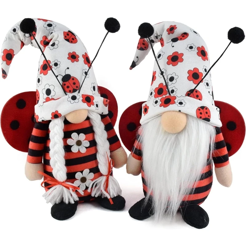 

Festive Valentine's Day Gnomes themed Lovely Handmade Decor Mini Valentine's Day Faceless Dolls