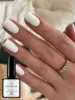 10ml Christmas Gel Nail Polish, Y2k Winter Base Coat Non-wiping Top Coat Matte Nail Polish Pink Purple Brown White Black Nail Po 1