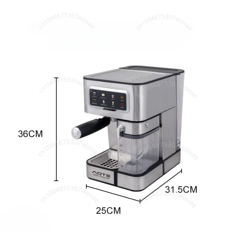 Home American Coffee Machine Small Office Semi-automatic Coffee Machine Portable High-pressure Steam Italian Coffee Machine 6