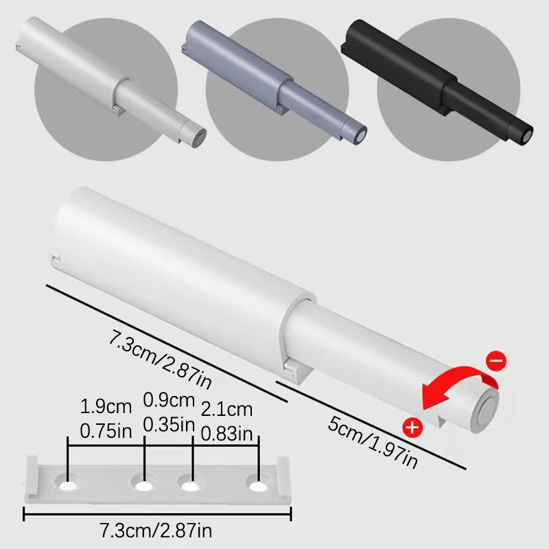 Damper ers Kitchen Cabinet Catches Door Stop Drawer Soft Quiet Close With Srews Invisible Handle Home Furniture Hardware magnetic cabinet catches door closer door catches magnetic cabinet latches cabinet door latch door stops cabinet door stop cabinet door buffer