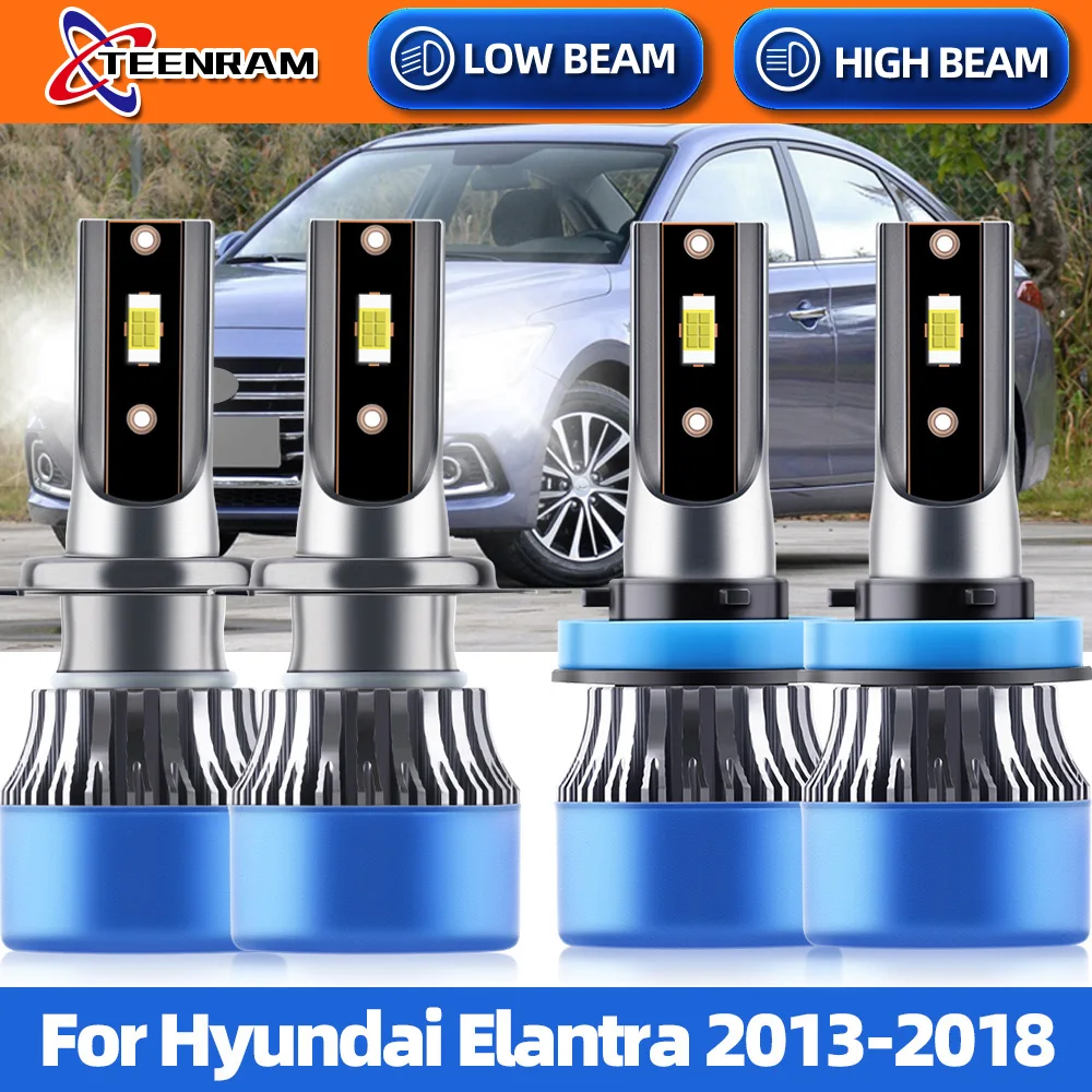 

40000LM H7 H11 Canbus LED Car Headlight Bulbs Turbo CSP Auto Headlamp 240W For Hyundai Elantra 2013 2014 2015 2016 2017 2018