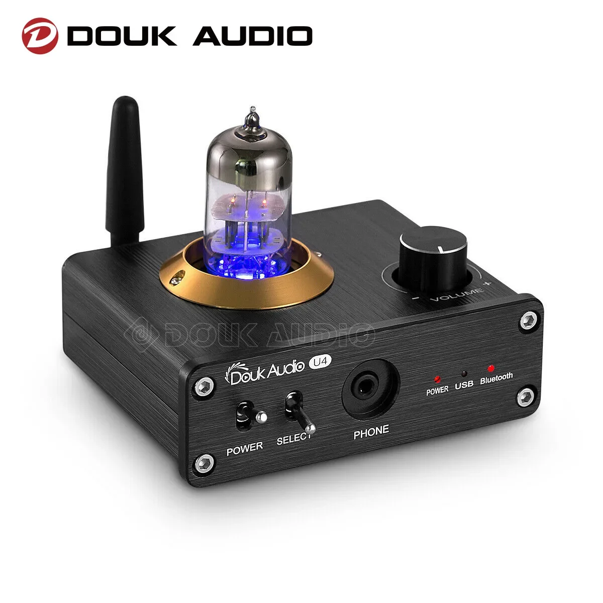 Douk Audio Bluetooth 5.0 Tubo Amplificatore Per Cuffie Mini Stereo Audio Preamplificatore Dac Usb Scheda Audio Aptx-Ll Ricevitore Audio