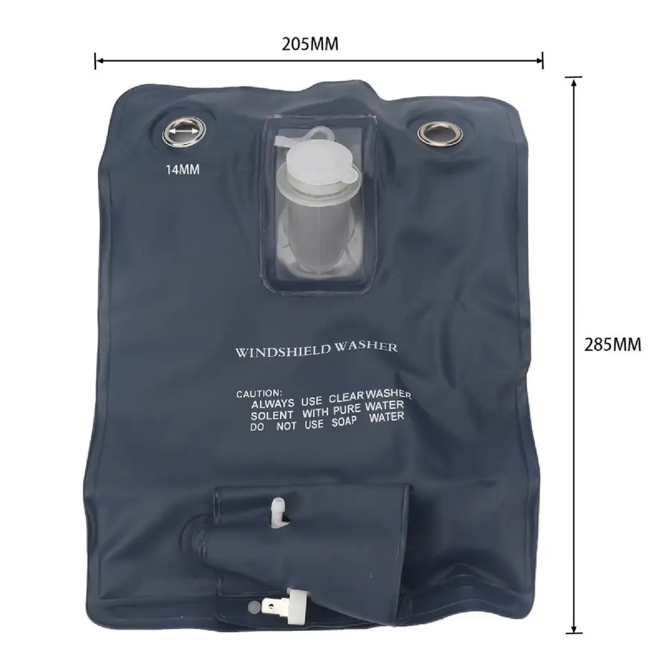 Kit Serbatoio Lavavetri Universale 12V 1,2L Con Pompa - Per Auto D'Epoca, Barche E Moto D'Acqua
