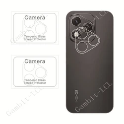 Premium 2-Pack 9H HD 3D Camera Lens Tempered Glass Back Protector Cover for Clear Lens Glass (For Honor 400 Lite)