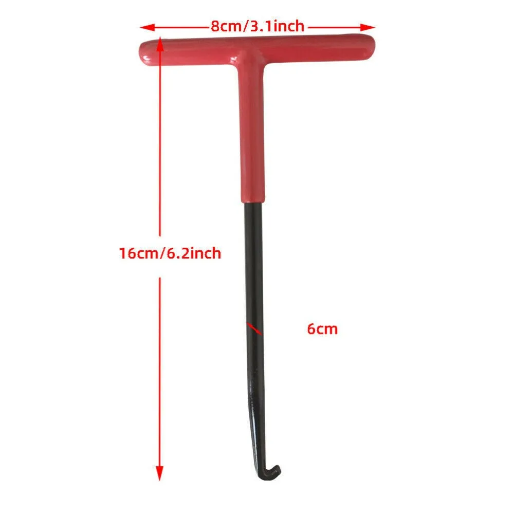 Motorcycle Spring Hook Puller Tool T Handle Exhaust Pipe Drum Brake