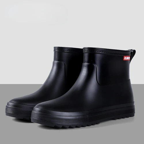 장화 여성 방수 고무 신발, 패션 발목 정원 Galoshes, 여성 작업 비 신발, 고무 장화, 여성 신발 8