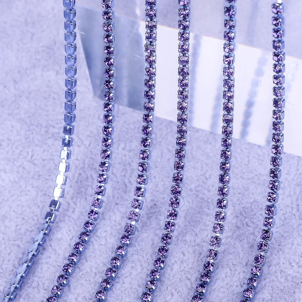 Elegant Gold Crystal Rhinestone Chain Decoration