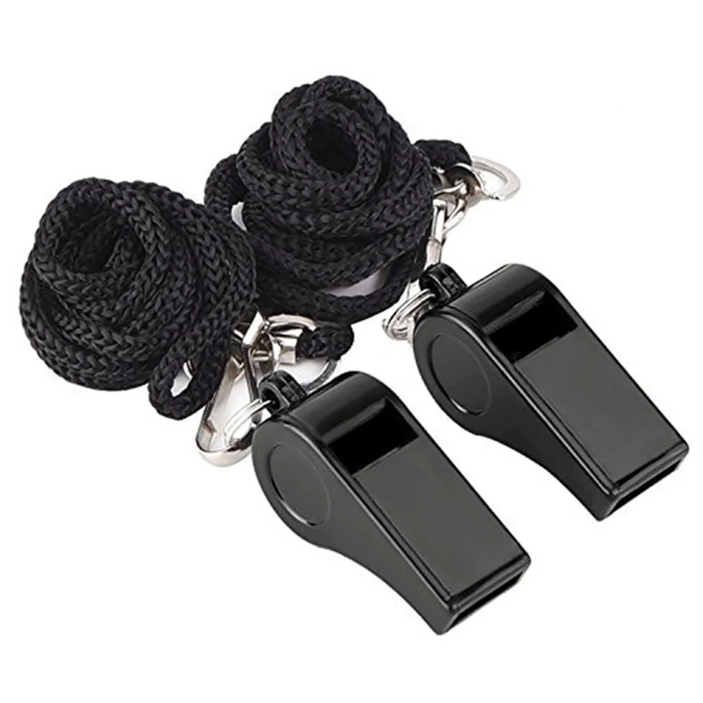 

Metal First Aid Whistles Emergency Whistle Survival Whistle With Lanyard Lightweight Safety Emergency Tools for Hunting