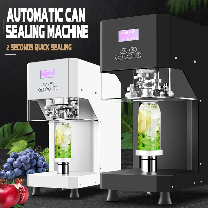 Professional Bubble Tea Equipment Commercial Automatic Tin Can Sealing
