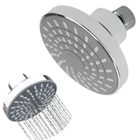High Pressure Chrome Shower Head Sprayer Adjustable Rainfall Wall-Mounted Bathroom Fixture Faucet Bathroom Accessories 1