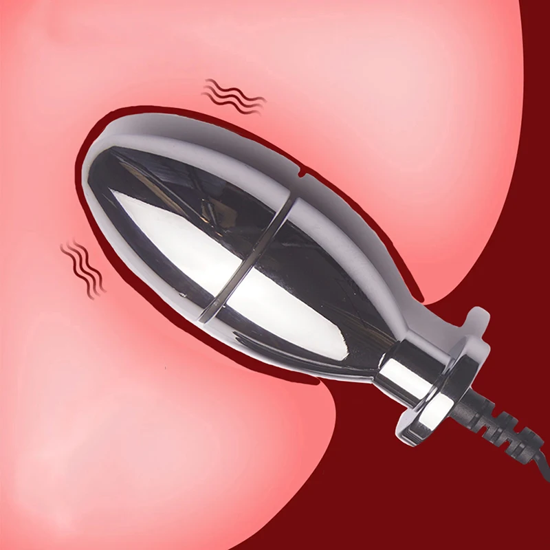 E-stim Penis Cock Ring Bdsm Electro Shock Anal Butt Plug Electrosex Egg Electric Shocker Sex Toys electro sex toys electric sex toys