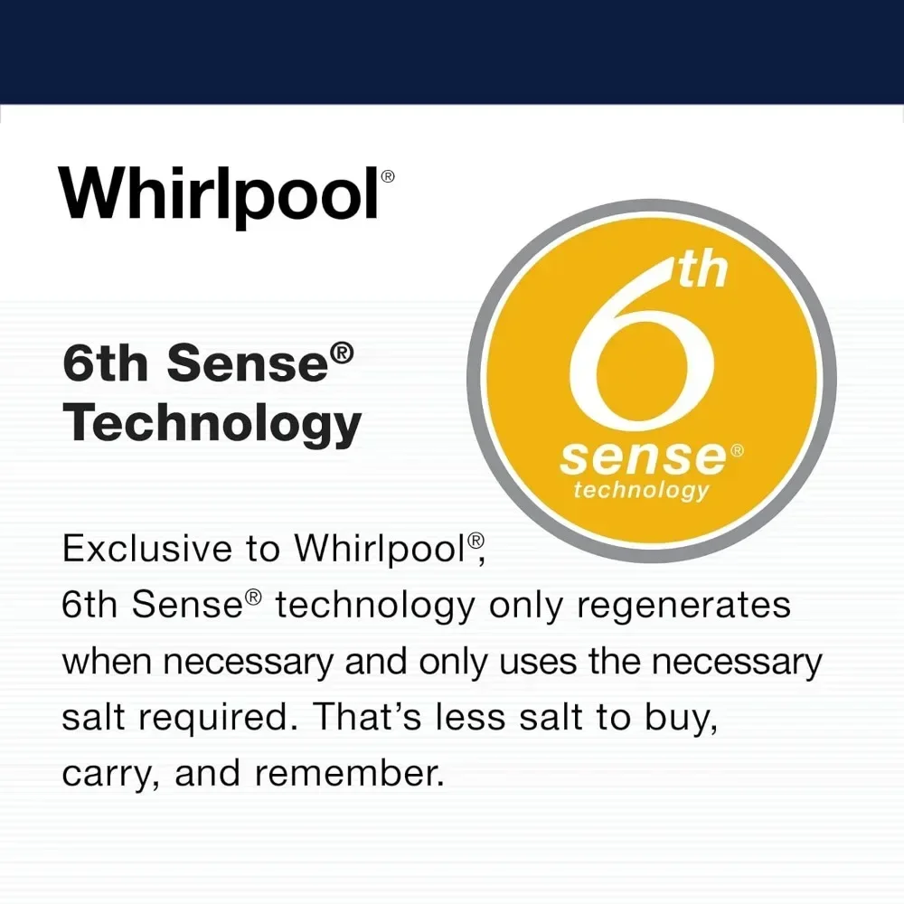40,000 Grain Softener | Salt & Water Saving Technology | NSF Certified | Automatic Whole House Soft Water Rege 6