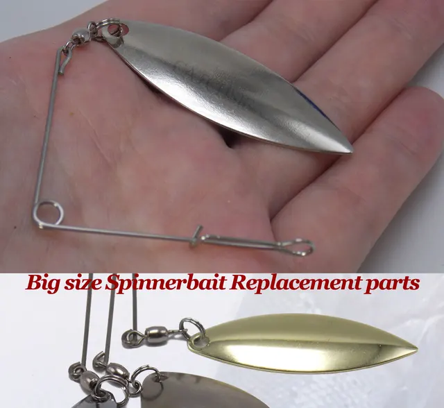 CATCHSIF Fishing lure accessory 15pcs big size Spinnerbait replacement  parts to add extra flash and vibration to your jig - AliExpress