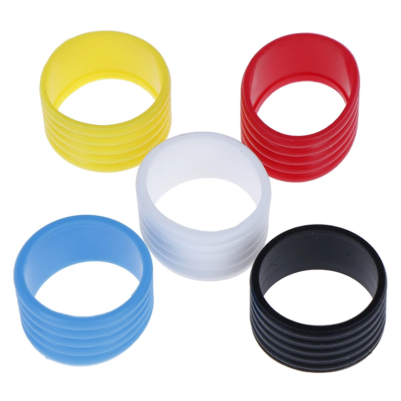 

4pcs Tennis Racquet Band Overgrips New Stretchy Tennis Racket Handle's Rubber Ring