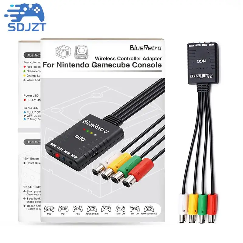Adattatore Per Controller Wireless Blueretro Per Console Sega Dreamcast Per Controller Ps3 Ps4 Ps5 8Bitdo Wiiu