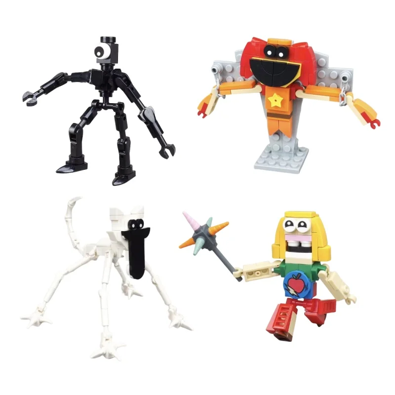 2026 핫 스마일링 크리터스 챕터 2 슈퍼 빅 박스 몬스터 빌딩 블록 세트 캣 낫 도그 데이 캣낫 피규어 생일 성인 선물