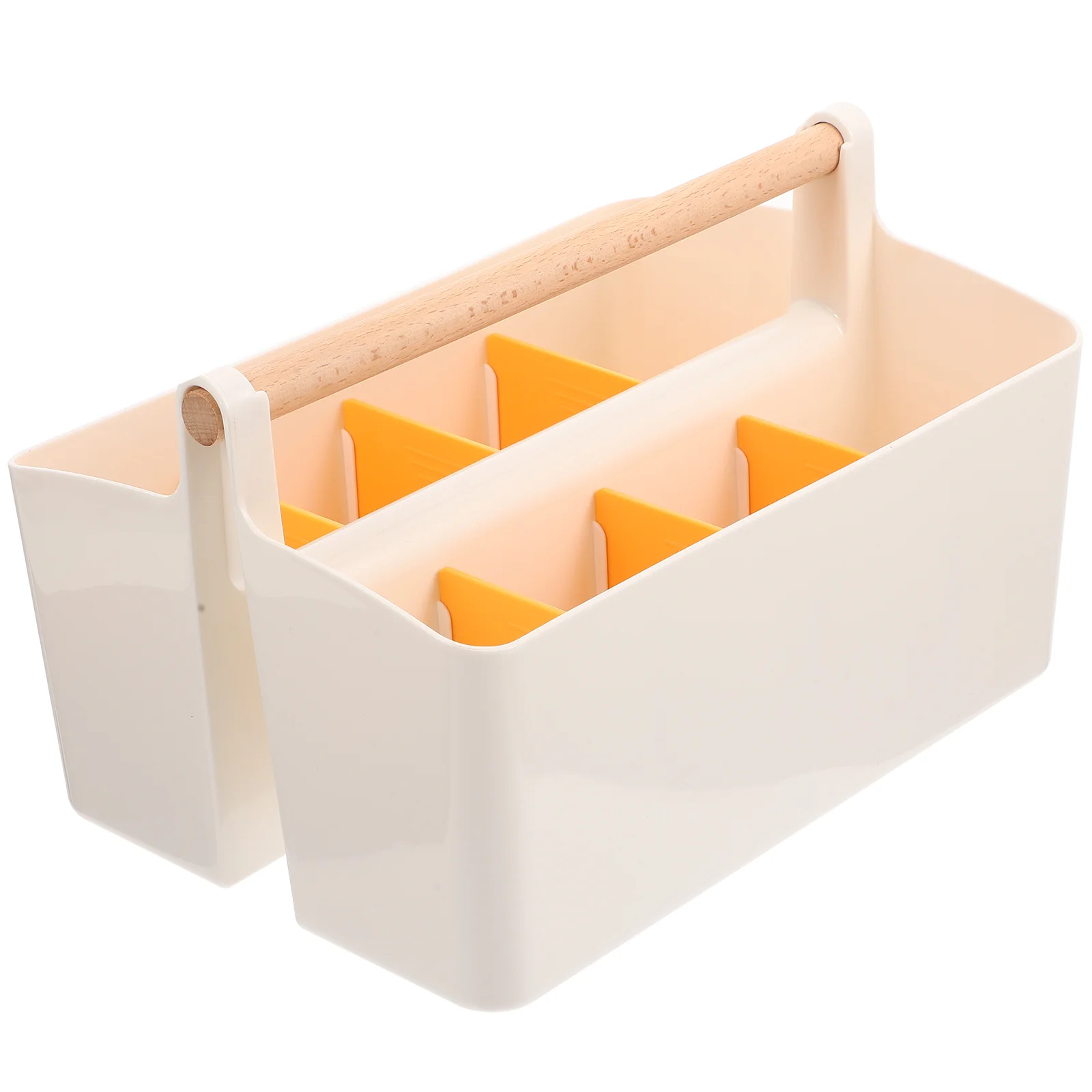 

Compartment Makeup Brush Stationery Storage Box Student Office Bins Desk Organizers Remote Plastic Vanity Case