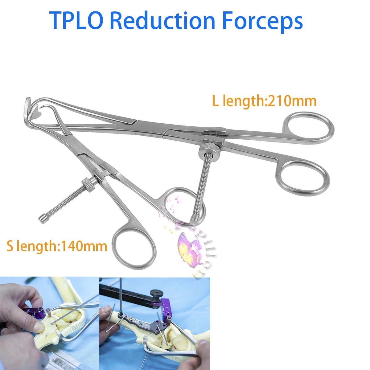 

TPLO Reduction Forceps veterinary orthopedic instruments Animal Tools Locking Screws Bone Plate Surgical orthopedic equipment