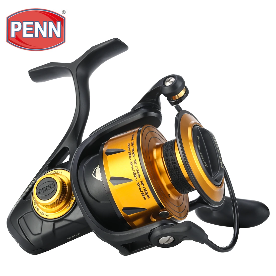 100% Original PENN SPINFISHER VI SSVI 3500-10500 5+1BB IPX5 Deep Sea  Fishing Spining Reel