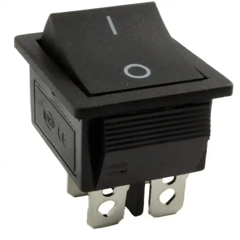 1Pcs KCD4 Latching Rocker Switch Power Switch I/O 4 Pins/6 Pins with Light 16A 250VAC 20A 125VAC - Image 4