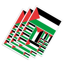Palestinian Flag Vinyl Decals - Versatile Stickers for Cars, Windows, Motorcycles, Laptops, and More (3 Set)