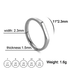 Skyrim Stainless Steel Gold - Toned Unisex Rings - Classic Fashionable Wedding Couple Jewelry Wholesale - 8 (2.3mm Steel Color)