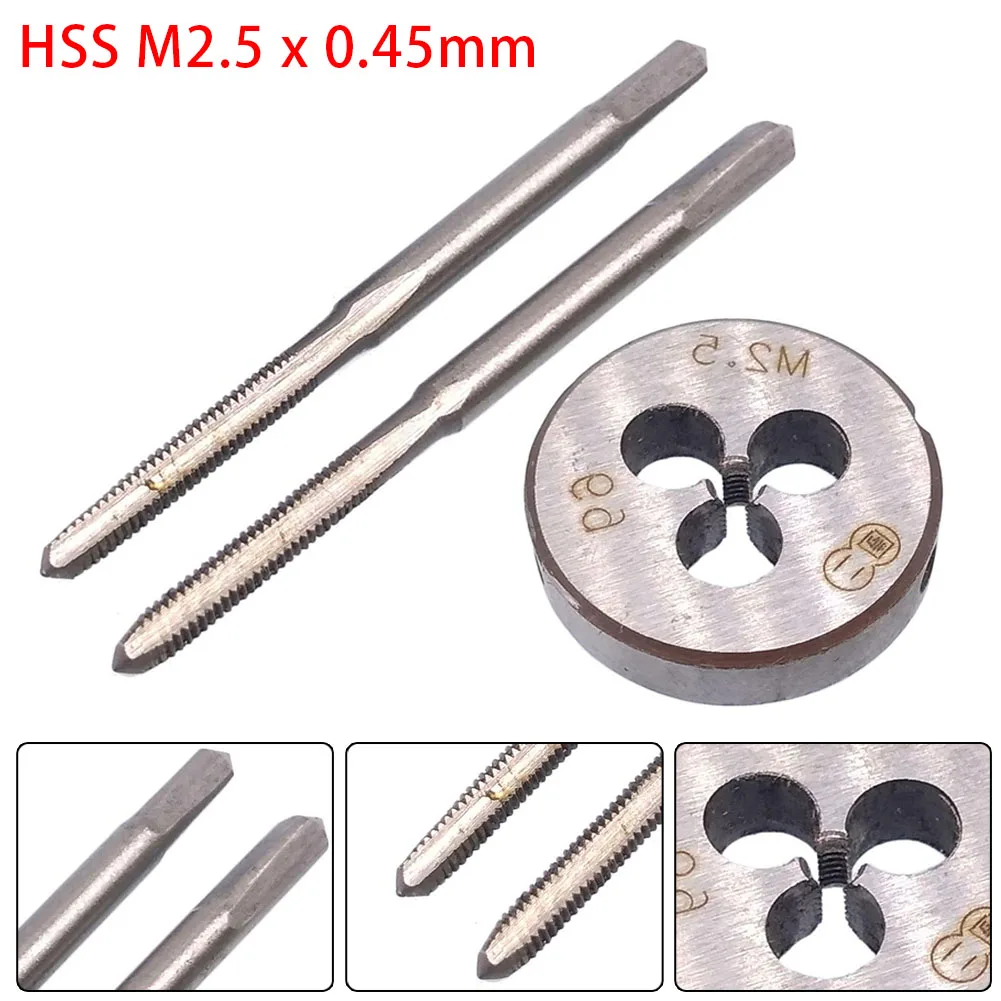 

Durable Tap Die Taper 1 Set Accessories Die Metric High Speed Steel M2.5 X 0.45mm Parts Thread Right Hand Home