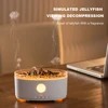 Multicolor Humidifier Aromatherapy Flame Volcano Light TimerFlame Ultrasonic Essential Oil Diffuse For Bedroom Home Yoga Office 2